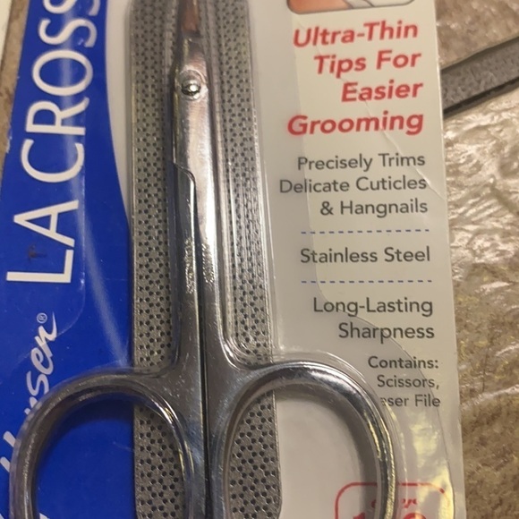 3/$20.  La Cross Cuticle and Nail Scissors - Picture 4 of 6